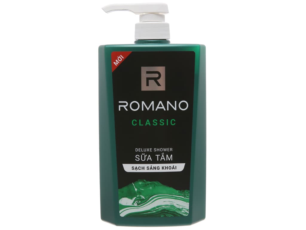 Sữa tắm ROMANO CLASSIC 650g hương nước hoa cao cấp