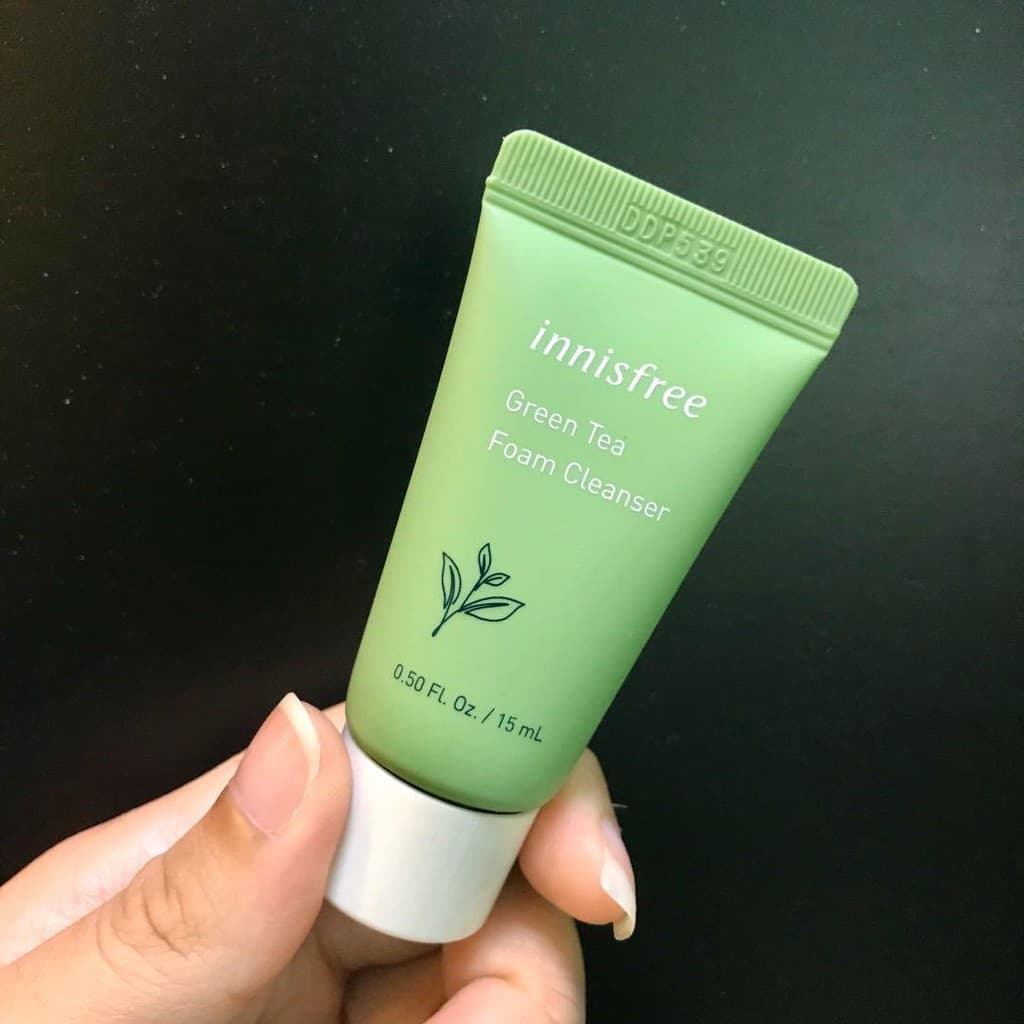 Sữa rửa mặt trà xanh innisfree Green Tea Foam Cleanser 15ml