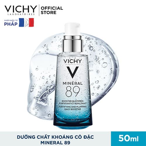 [HCM]Bộ Dưỡng Chất (Serum) Giàu Khoáng Chất Vichy Mineral 89 50ml Giúp Da Sáng Mịn Và Căng Mượt.