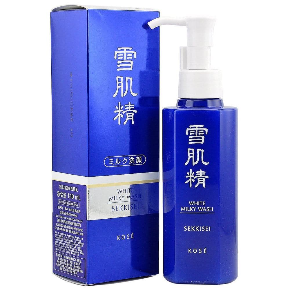Sữa Rửa Mặt Chiết Xuất Từ Thảo Dược Kose Sekkisei White Milky Wash (140ml)