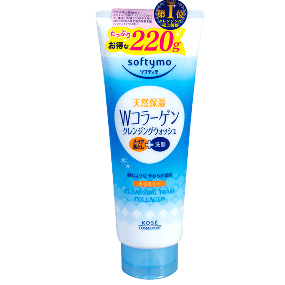 Sữa Rửa Mặt Kose Softymo Cleansing Foam Collagen 220g
