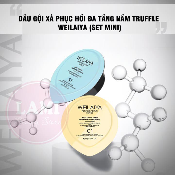 DẦU GỘI XẢ PHỤC HỒI ĐA TẦNG NẤM TRUFFLE WEILAIYA - SET MINI 28g (HƯƠNG THƠM ĐẲNG CẤP)