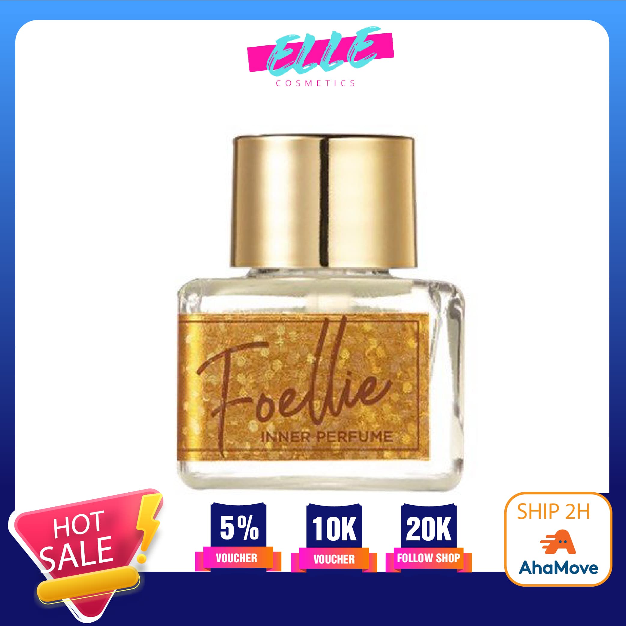 Nước hoa vùng kín Foellie Inner Perfume 5ml mẫu chocolate gold valentine (Có che tên kín đáo)