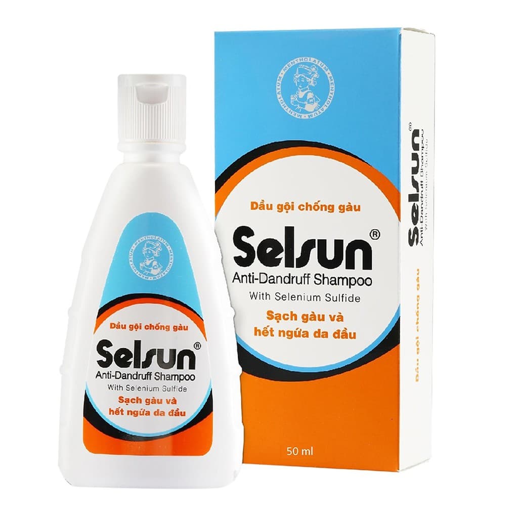 Dầu gội chống gàu Selsun sạch gầu cho lần gội đầu tiên vệ sinh da đầu an toàn cho da