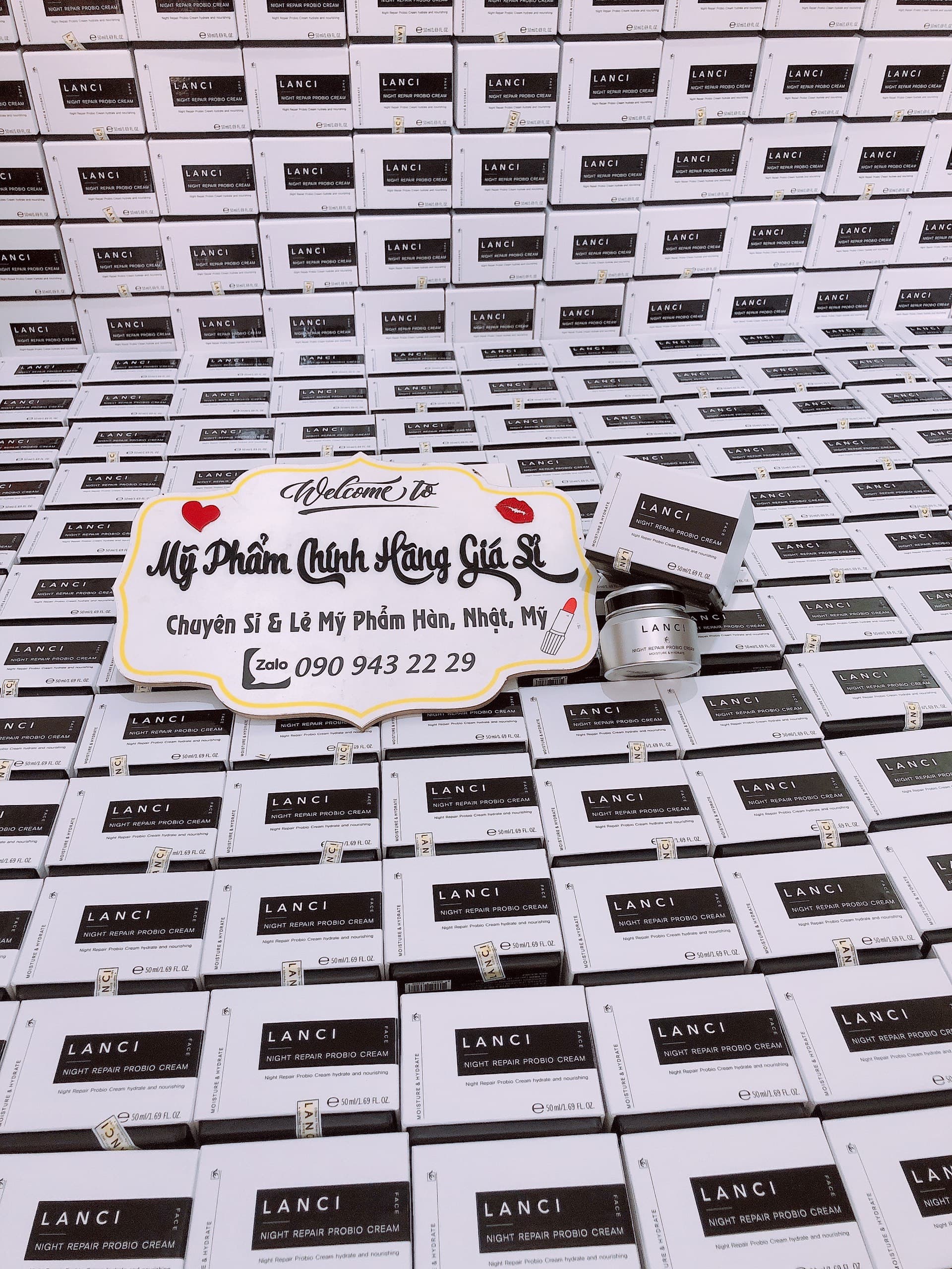 Kem Dưỡng Phục Hồi Tế Bào Da Ban Đêm Lanci Night Repair Probio Cream Mẫu Mới
