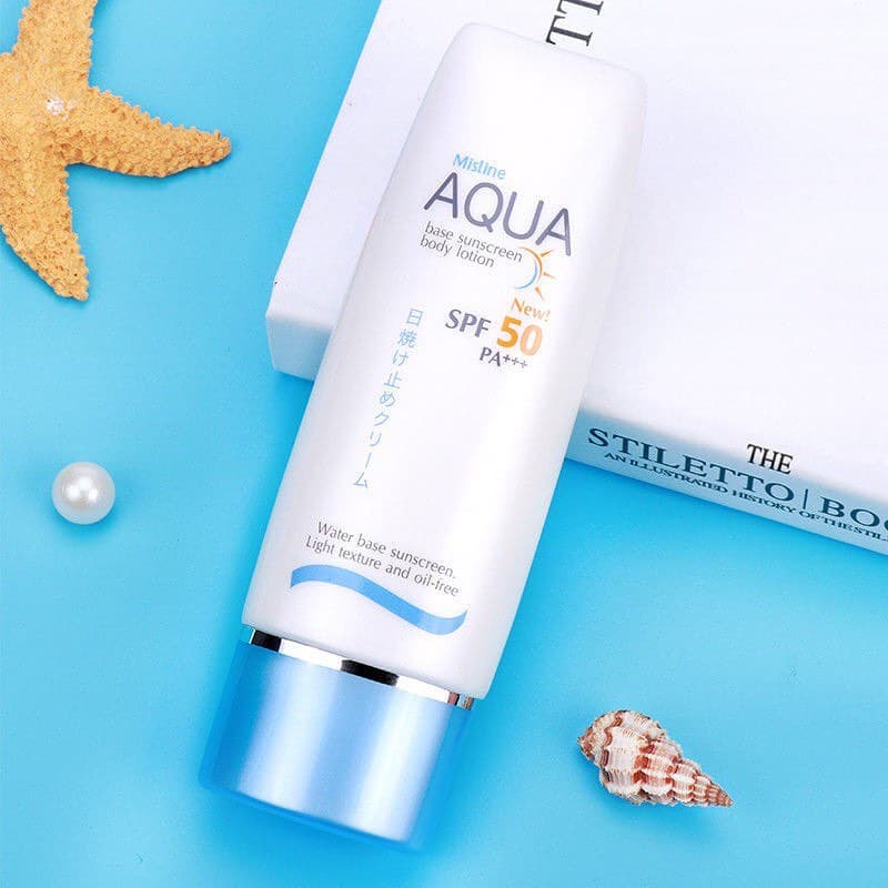 Kem chống nắng Mistine Aqua Base Sunscreen Body Lotion 70ml