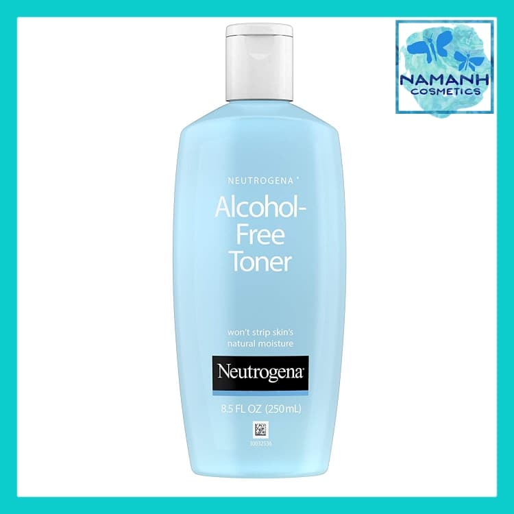 Nước hoa hồng làm sạch và phục hồi da không gây mụn hấp thụ nhanh Neutrogena Oil- and Alcohol-Free Facial Toner Hypoallergenic Skin Purifying Face Toner 250mL-85 fl. Oz