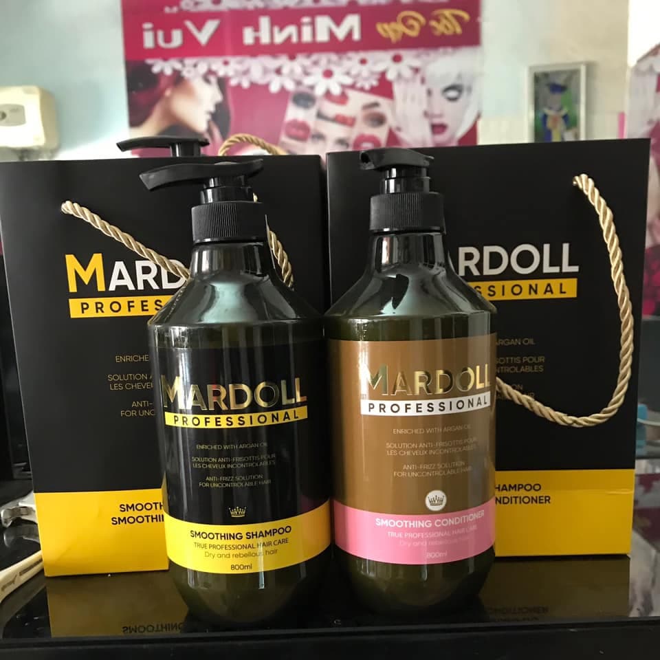 Cặp dầu gội xả MARDOLL 800ml x2
