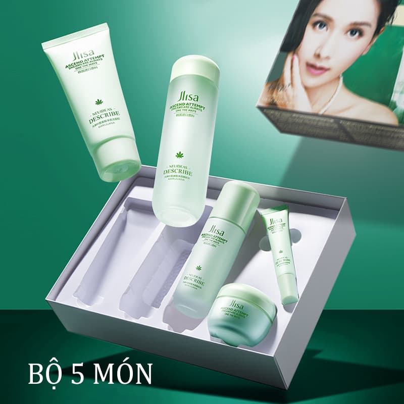 [HCM]ANYAR-Bộ chăm sóc da giữ ẩm thanh lọc axit amin Jlisa 100g + 130ml + 100ml + 50g + 20g