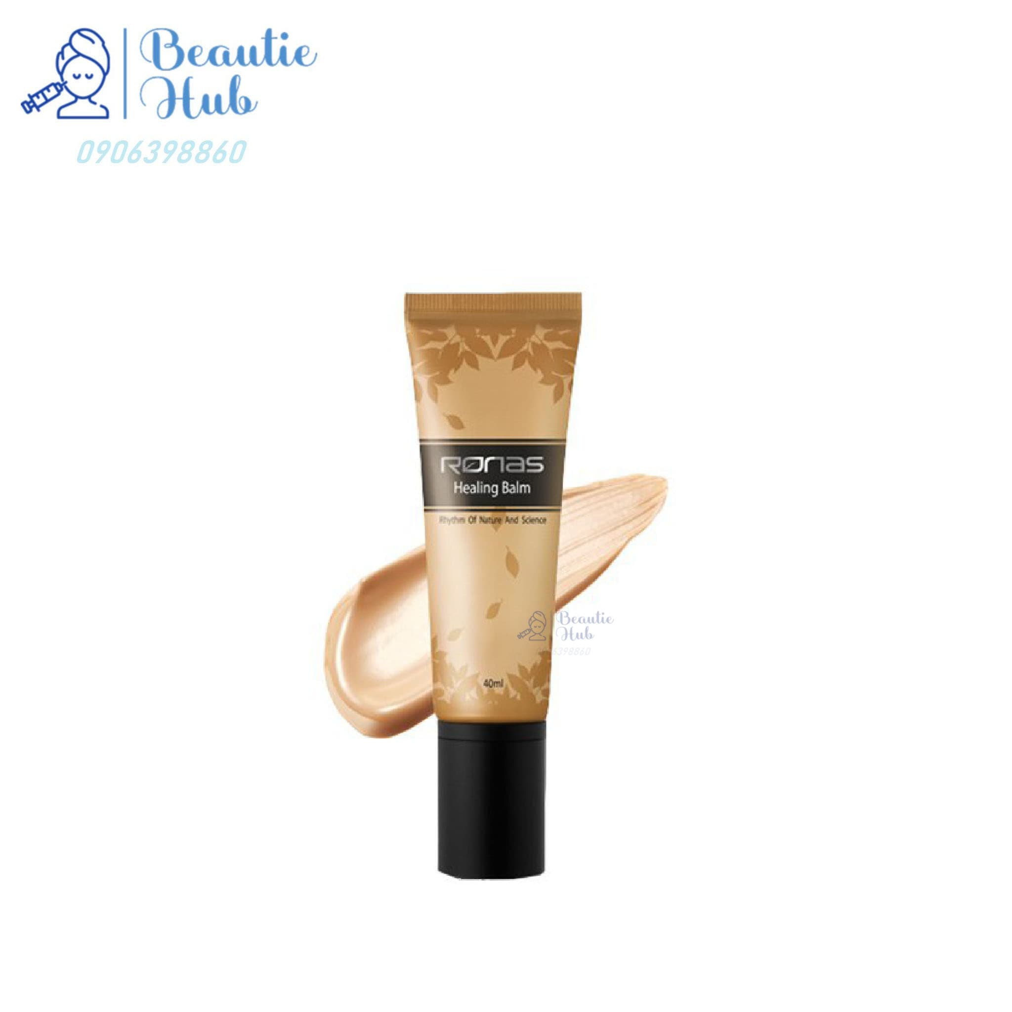 Kem Nền Trang Điểm Dưỡng Da Ronas Healing Balm BB cream 40ml Hàn Quốc dùng sau lăn kim phi kim