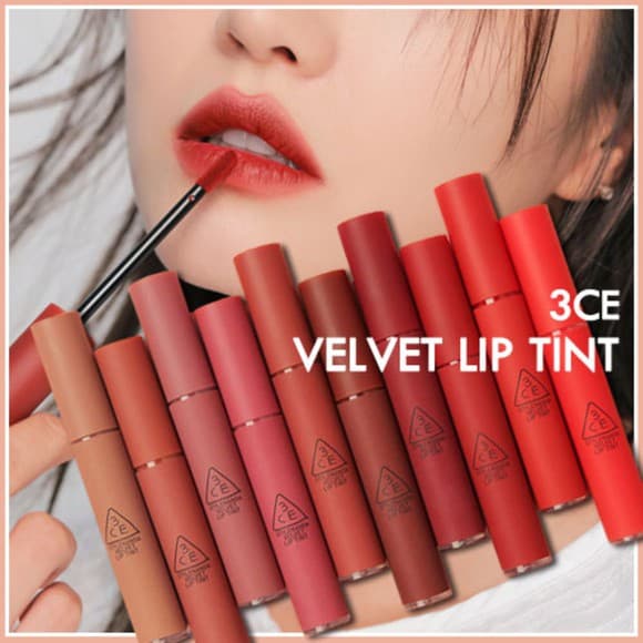 SON KEM LÌ VELVET LIP TINT NEARANDDEAR3CE TONE ĐỎ GẠCH