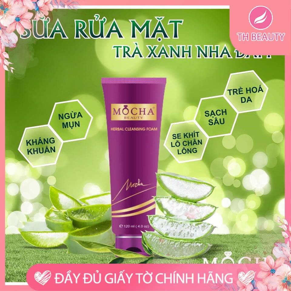 [HCM][Chính hãng] Sữa rửa mặt trà xanh nha đam Mocha