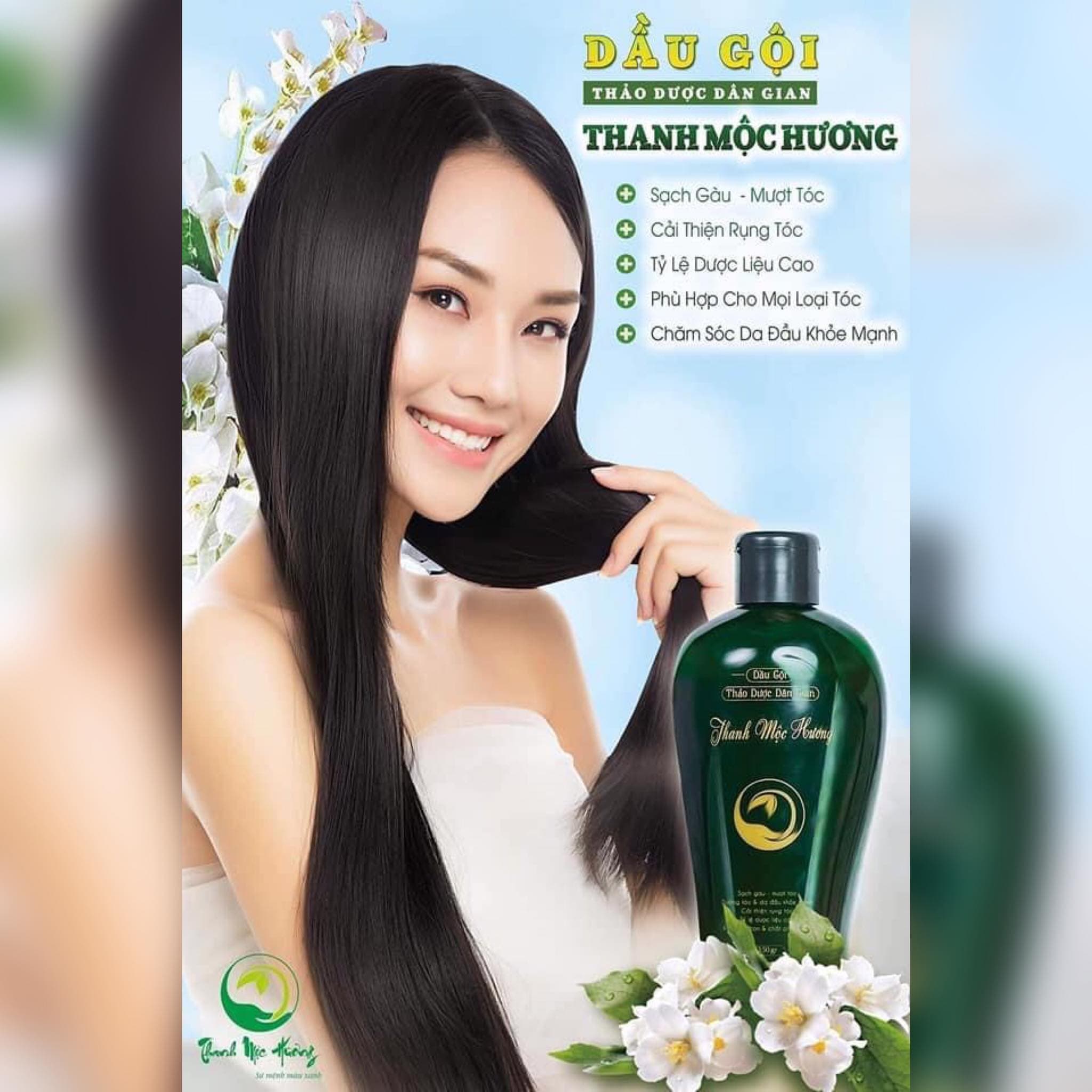 [HCM]Dầu Gội Thảo Dược Dân Tộc Dao Trị Nấm Đầu Chống Rụng Tóc Kích Thích Mọc Tóc Thanh Mộc Hương TMH TriNganShop