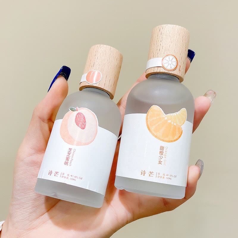 HSS Nước Hoa Body Mist Shimang SHIMANG2021 loại Mới Nắp Gỗ Thân Thủy Tinh- Đủ mùi- thơm tự nhiên