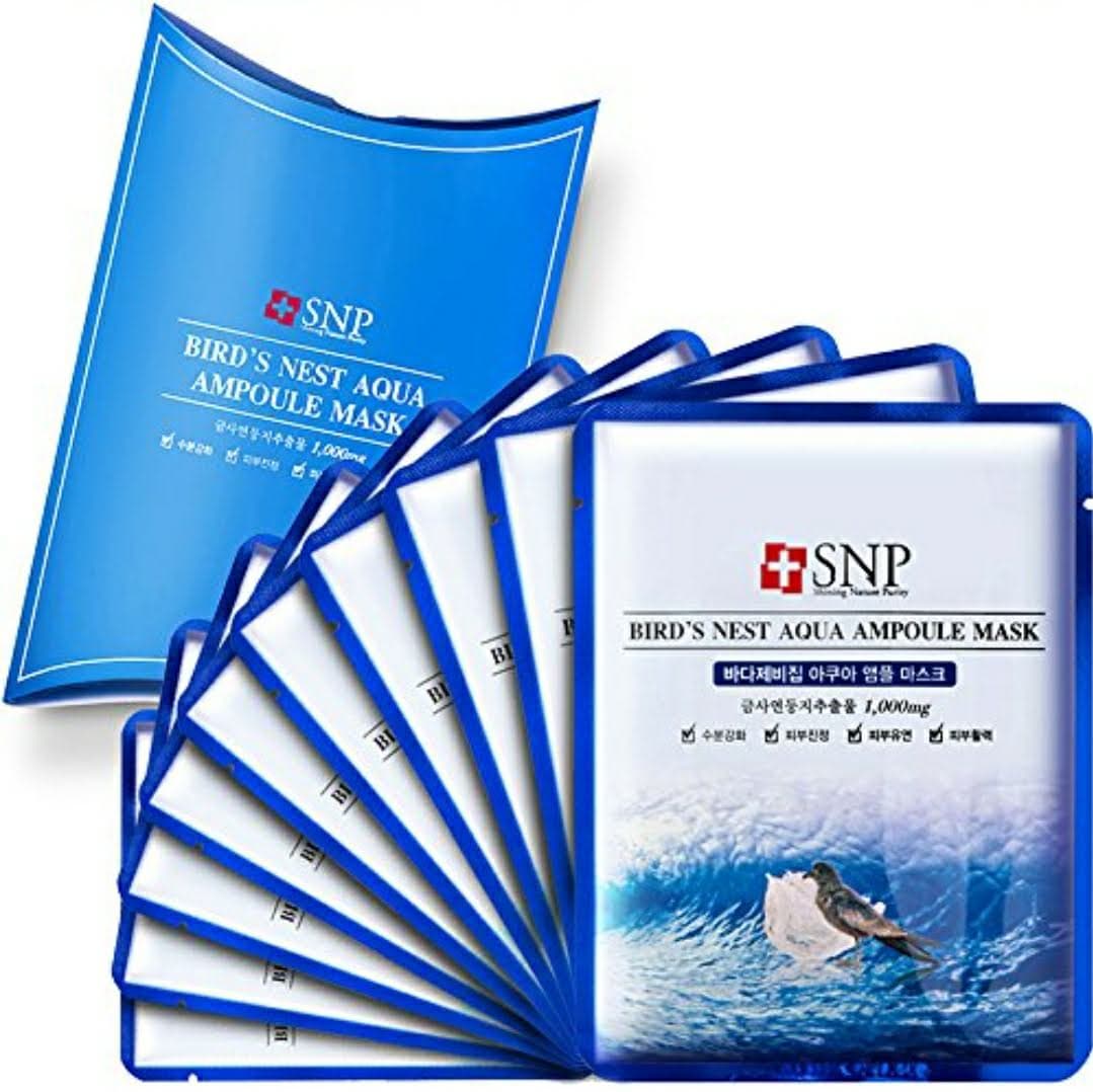 Mặt Nạ Tinh Chất Tổ Yến SNP BIRDS NEST AQUA AMPOULE MASK 25ML