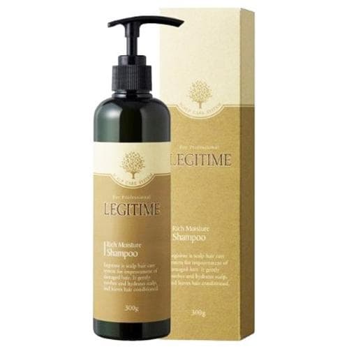 Dầu gội thảo dược Legitime Rich Moisture Shampoo sạch gàu Hàn Quốc 300ml (Dành cho tóc khô)