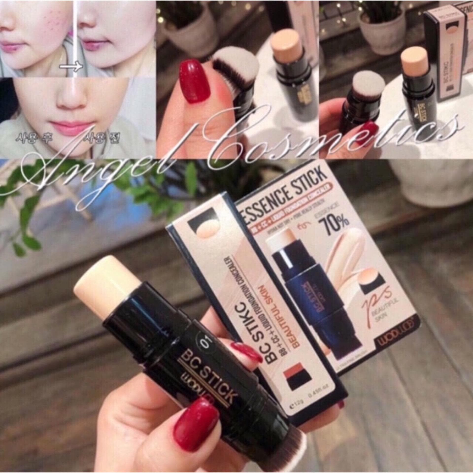 KEM NỀN CHE KHUYẾT ĐIỂM 2IN1 ESSENCE STICK HÀN QUỐC