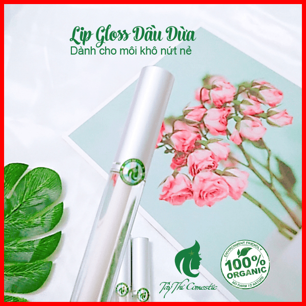 [HCM]Lip Gloss Dầu Dừa Dưỡng Môi
