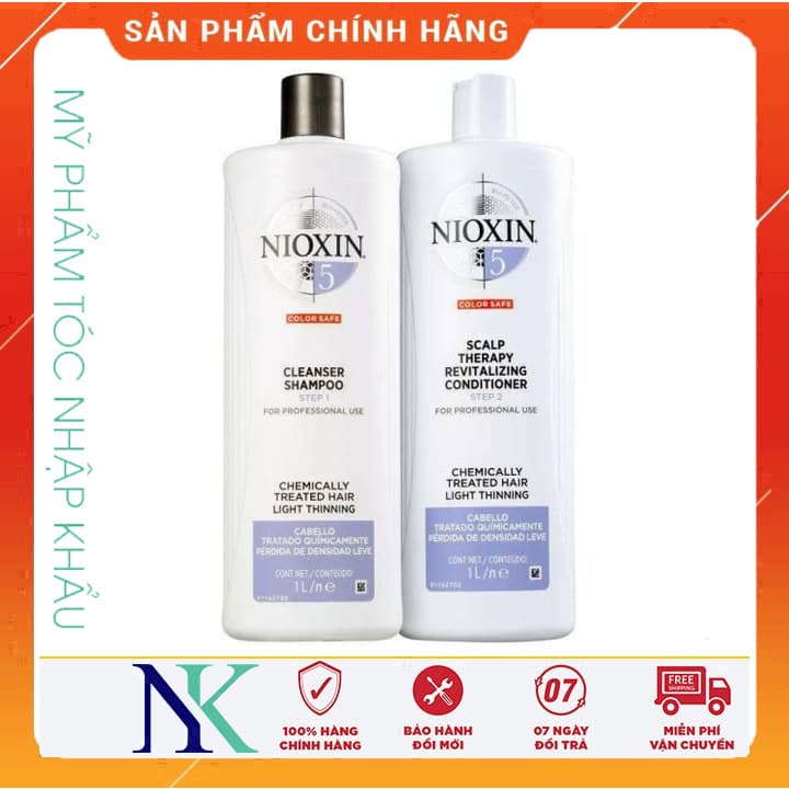 [HCM]Dầu Gội Xã Nioxin Chống Rụng Tóc (Hệ Thống 5) 1000Ml