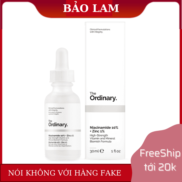 [ HÀNG  CHÍNH HÃNG] Tinh chất Serum  Niacinamide 10% + Zinc 1% - The Ordinary