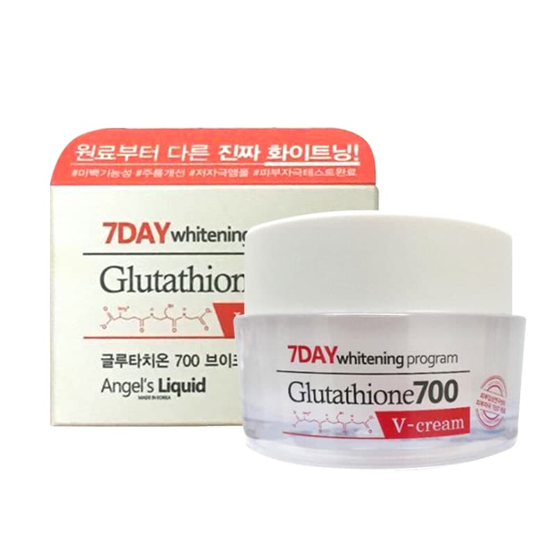 Kem Dưỡng Trắng Da Mờ Thâm Nám Chỉ Trong 7 Ngày AngelS Liquid 7 Day Glutathione 700 V-Cream 50Ml | Kem Duong 7 Ngày