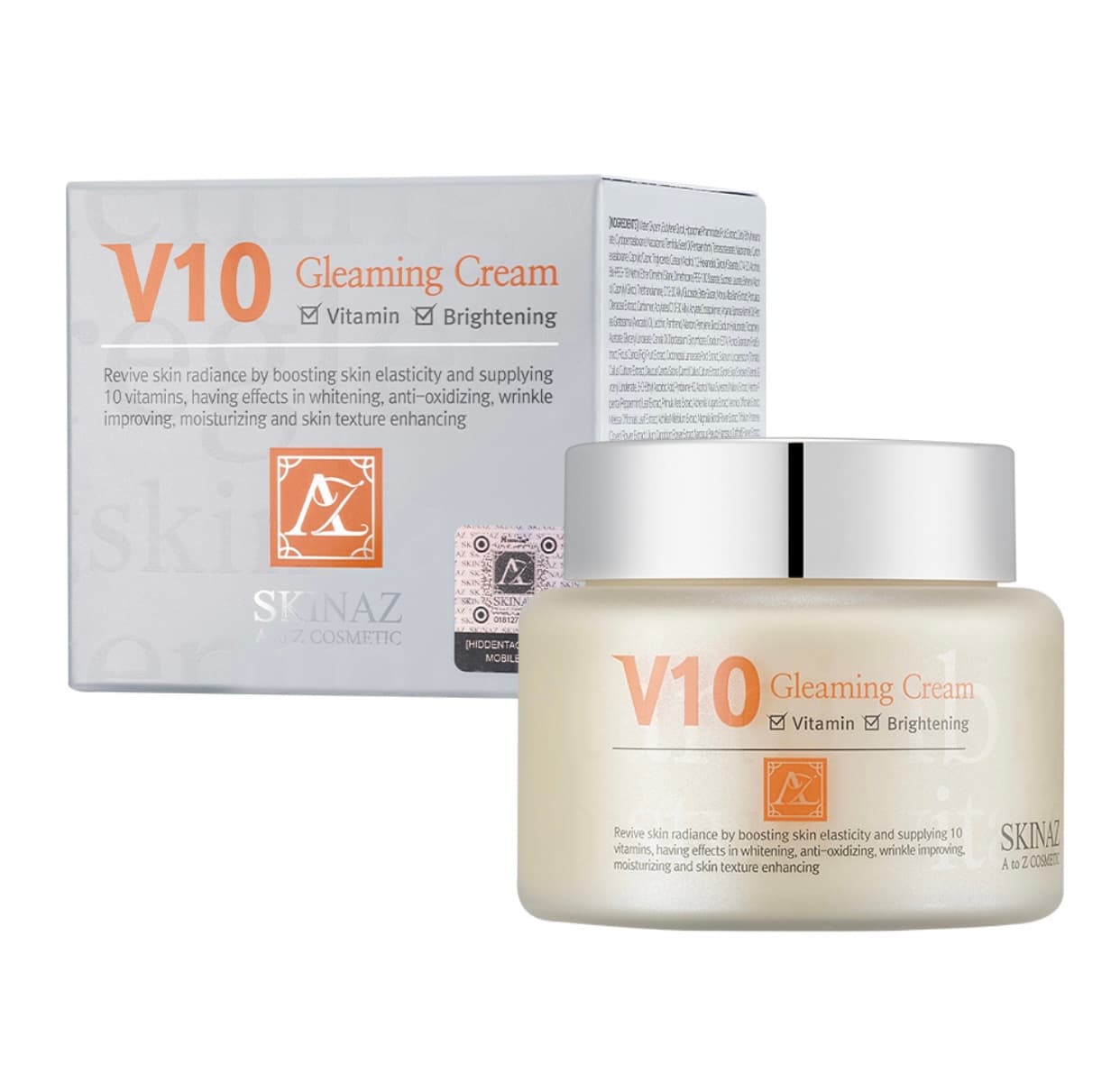 Kem Dưỡng Trắng Da V10 Gleaming Cream 100ml