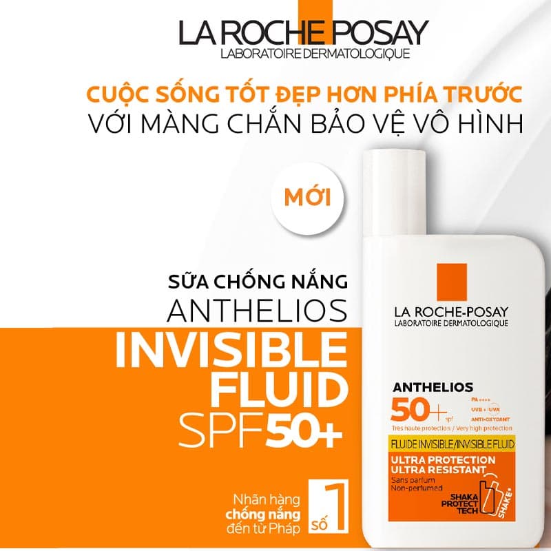 Kem Chống Nắng La Roche Posay Anthelios Shaka Fluid SPF 50+
