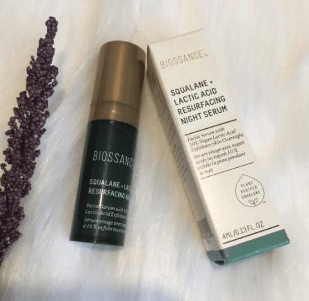 [HCM]Biossance Tinh chất tái tạo da ban đêm Squalane + Lactic Acid Resurfacing Night Serum - 4ml
