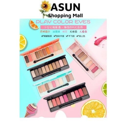 Bảng Phấn Mắt 10 Màu Lameila Play Color Eyes (Có Nhũ)