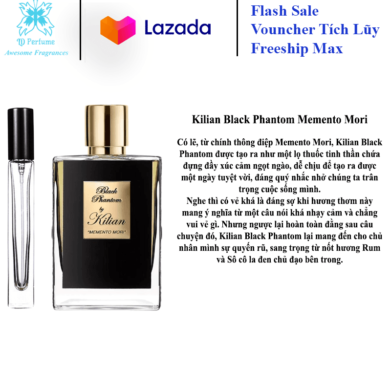 [HCM]Mẫu thử 10ml Nước hoa Kilian Black Phantom