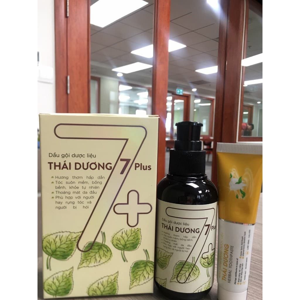 [HCM]Dầu gội Thái dương 7 Plus từ thảo dược - chai 100ml tặng kem đánh răng