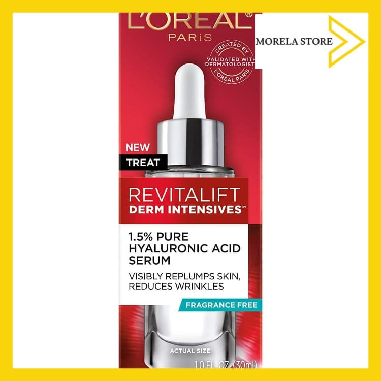 Serum dưỡng ẩm chống lão hóa L’Oreal Paris Revitalift Derm Intensives 1.5% Pure Hyaluronic Acid Anti-Aging Face