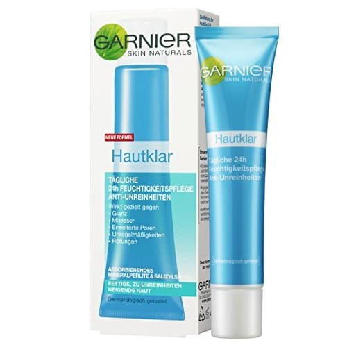 Kem dưỡng Garnier Hautklar  dành cho da nhờn mụn lỗ chân lông to 40ml