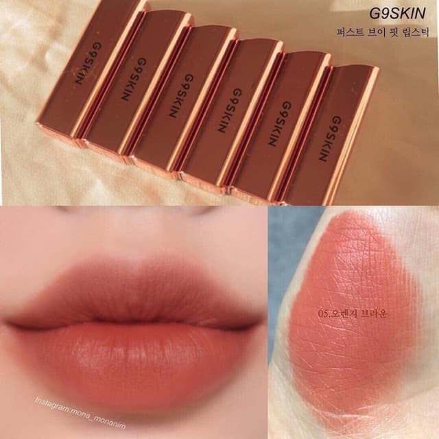 Son Thỏi Lì Chất Siêu Mịn Thiết Kế Siêu Xịn G9Skin First V-Fit Lipstick 3.5g