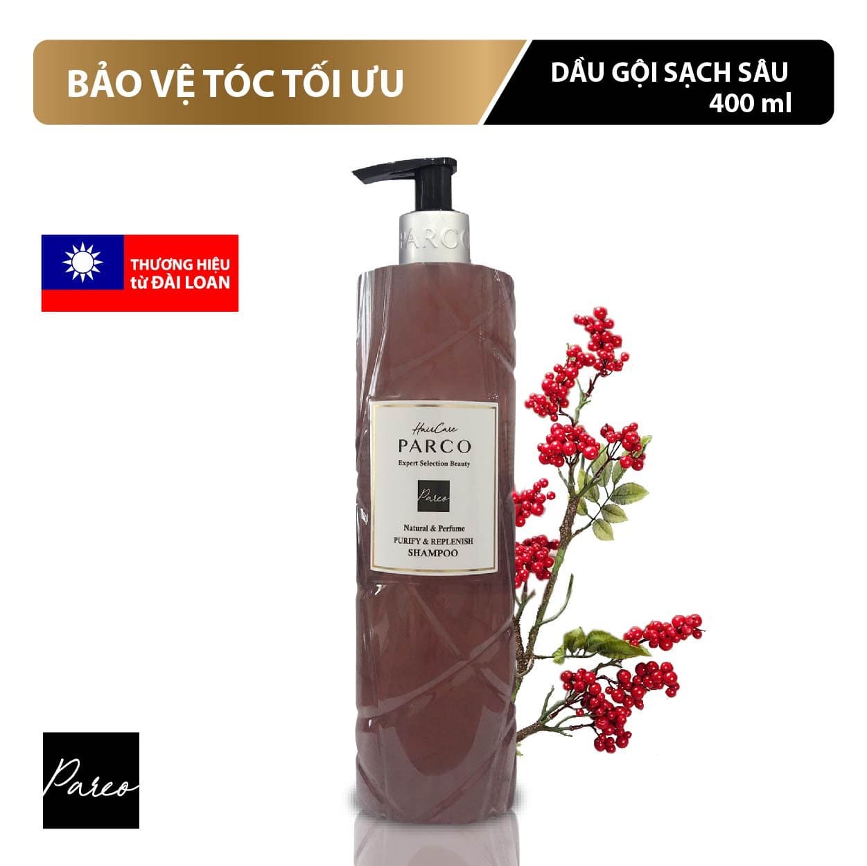 DẦU GỘI LÀM SẠCH SÂU PARCO – TÓC SUÔN SẠCH CHẮC KHỎE
