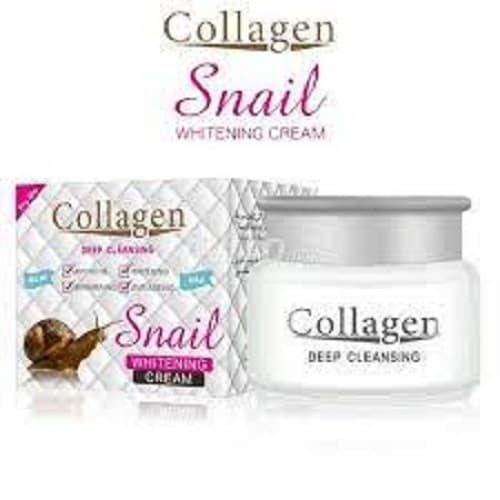 Kem Dưỡng Làm Da Trắng Da Cao Cấp Collagen Snail Whitening Cream Chiết Xuất Ốc Sên 80g