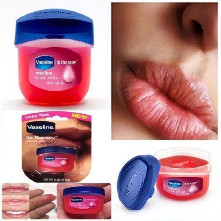 [HCM]SON DƯỠNG MÔI VASALINE MÙI HOA HỒNG