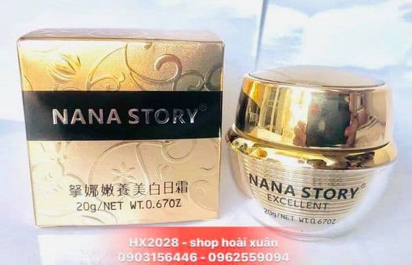 [HCM]Kem dưỡng trắng da phục hồi tái tạo da hư tổn Nana story excellent taiwan kem ngọc trai - HX2028