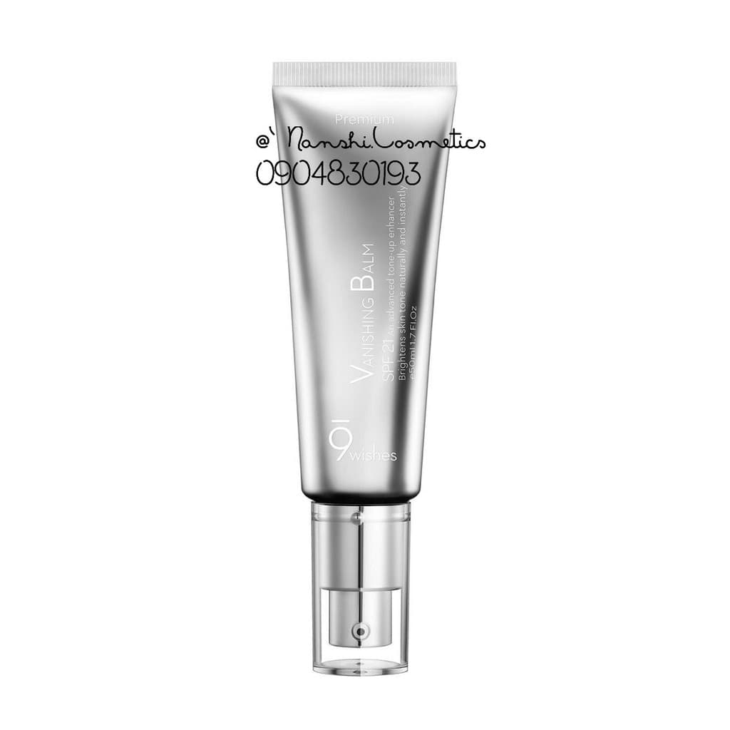 Kem Dưỡng Trắng Da Căng Bóng - Nâng Tone 9wishes Vb Premium Spf 21