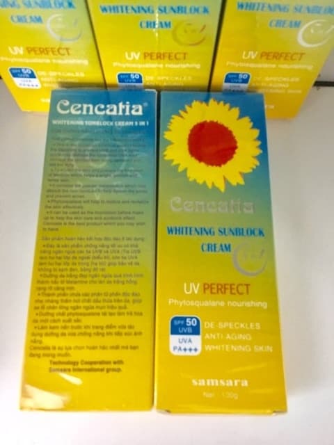 [HCM]Kem chống nắng cencatia dưỡng trắng xoá vết thâm sạm