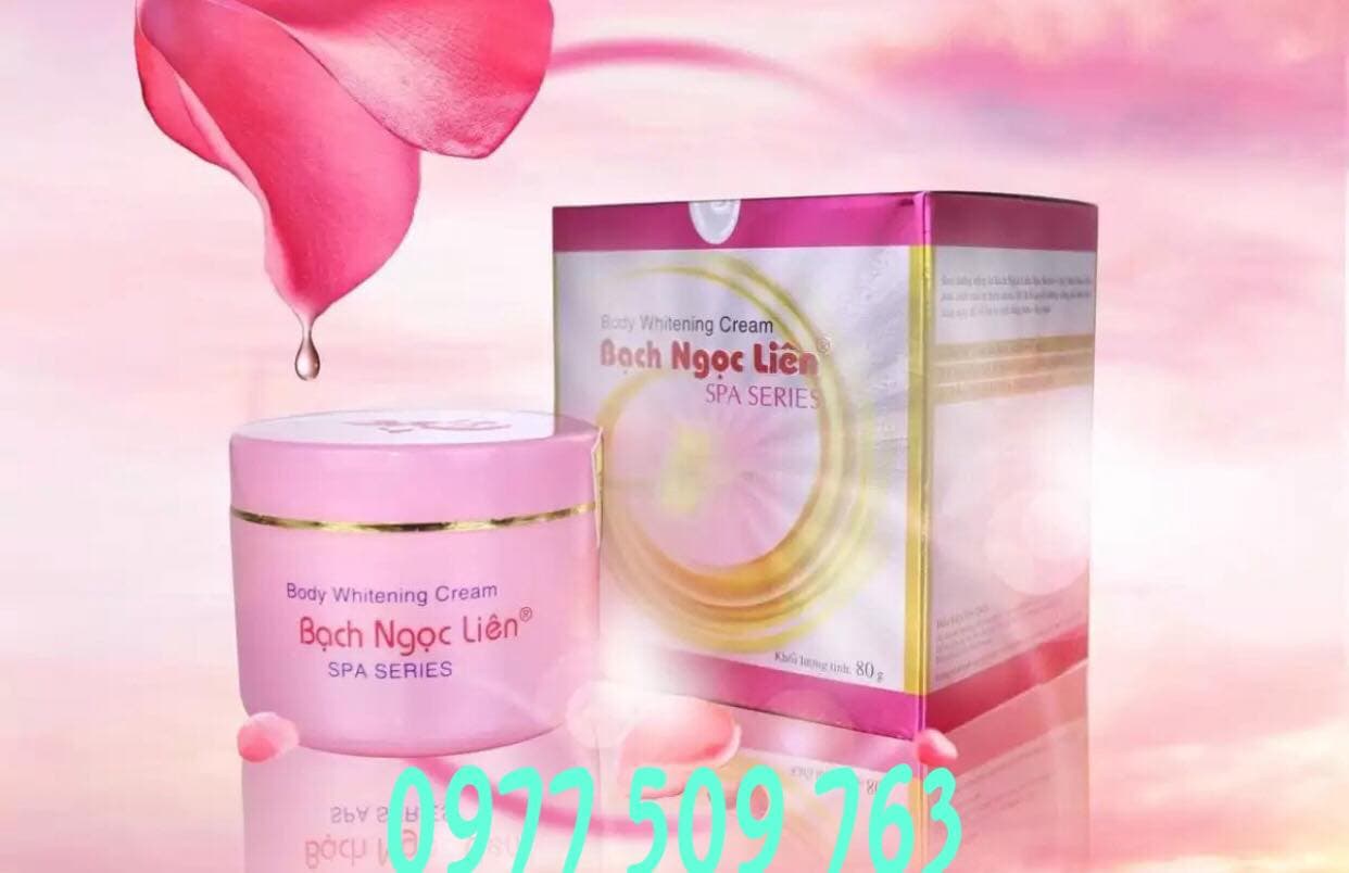 [HCM]10 hộp - Kem dưỡng trắng body Bạch Ngọc Liên series spa - hồng 80gr