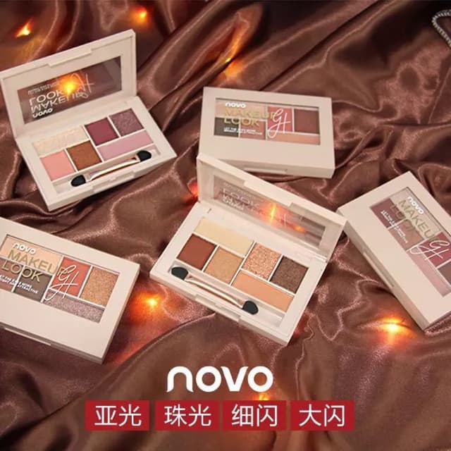 [Anh Thật] Bảng phấn mắt novo 6 ô