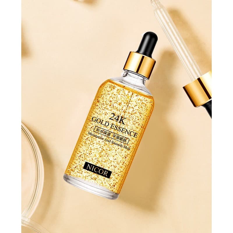 [Siêu Phẩm] Tinh chất vàng 24k Nicor Gold Essence dưỡng ẩm và chăm sóc làn da