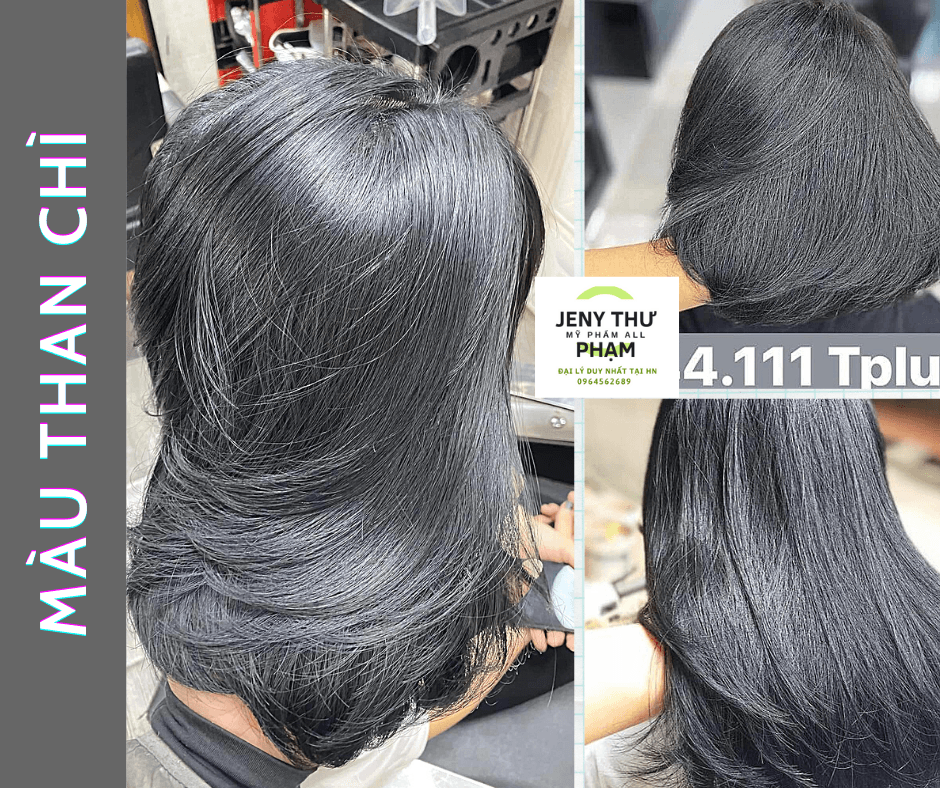 [FREESHIP] Thuốc nhuộm tóc màu THAN CHÌ GRAY - k Tẩy - 1 đập ăn ngay. Jeny Thư Phạm