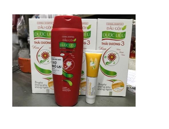 DẦU GỘI DƯỢC LIỆU THÁI DƯƠNG 3 HƯƠNG NƯỚC HOA TẶNG KÈM KEM ĐÁNH RĂNG