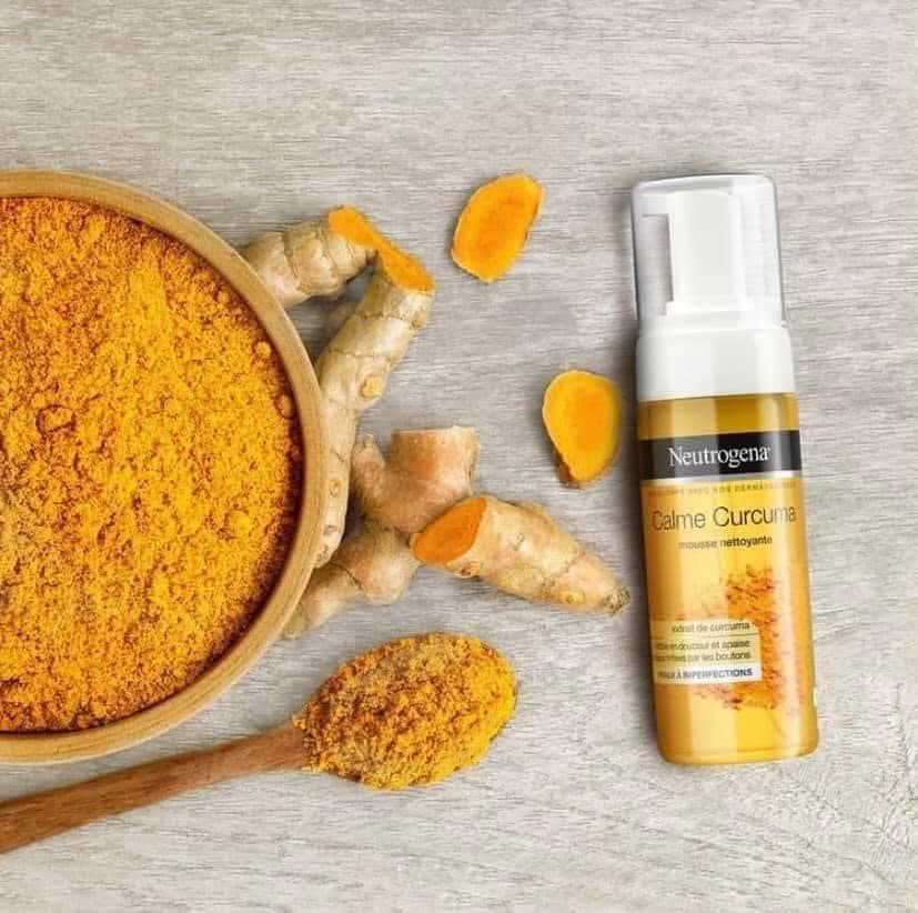 SỮA RỬA MẶT NGHỆ NEUTROGENA CALME CURCUMA MOUSSE NETTOYANTE  TRẮNG DA MỜ THÂM CHỐNG LÃO HOÁ DẠNG BỌT XỊT 50ml