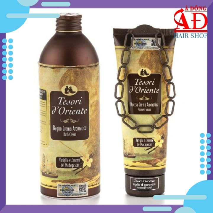 Sữa tắm nước hoa tinh dầu Macca Tesori DOriente Vaniglia Mandagascar Shower 500ml (ITALY)