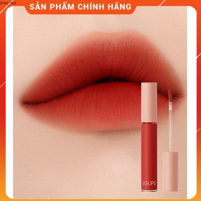[HCM]Son kem lì Eglips Velvet Fit Tint Màu Đỏ Gạch - HuyNhi Shop
