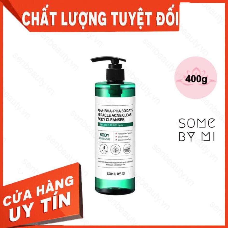 [HCM][Freeship] Sữa Tắm Làm Giảm Mụn Ngăn Ngừa Mụn Cơ Thể Miracle Acne Body Cleanser 400g Chính Hãng
