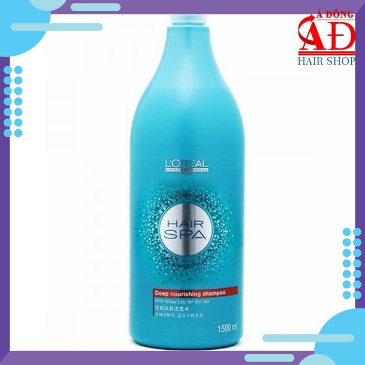 Dầu gội Loreal Hair Spa Deep Nourishing shampoo suôn mượt cho tóc khô 1500ml